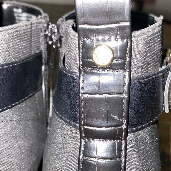 London Fog collection water resistant black ankle boots LFW-HARMONY size 7 NEW - Picture 8 of 13